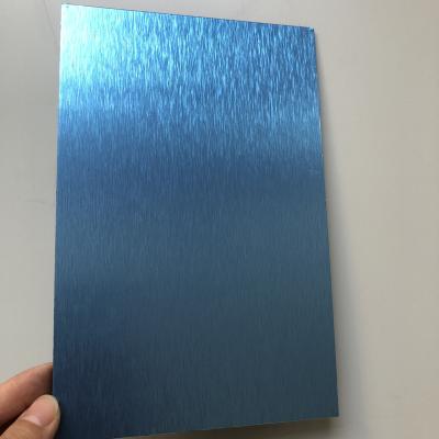 China Waterproof Aluminum Surface Panel Cladding Modern Brushed Aluminum Composite Panel For Exterior Wall Facade for sale