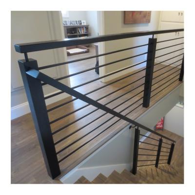 China Modern Residential Barandilla Wrought Iron Stair Wire Railing Design Stainless Steel Cable Railing Design for sale