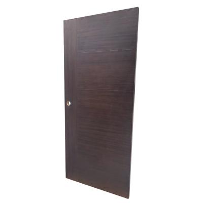 China Digital Quality Door Reliable Black Flush Door Windproof Lock Powder Coated Walnut Special Door For Commercial for sale