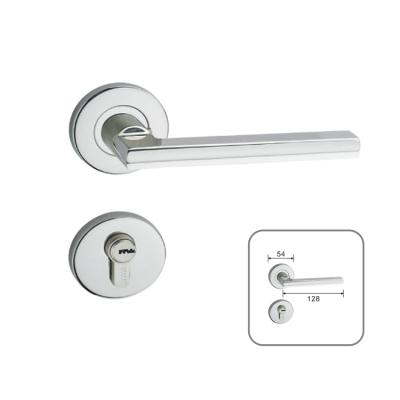 China RealVilla High Security Cylinder Cover Interior Room Door Handle Door Lock Stainless Steel Durable Door Hardware for sale