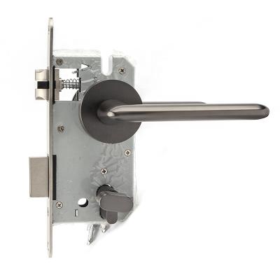 China High Security Durable Residence Classic Double Door Locks Handle Interior Metal Room Interior Door Lock for sale