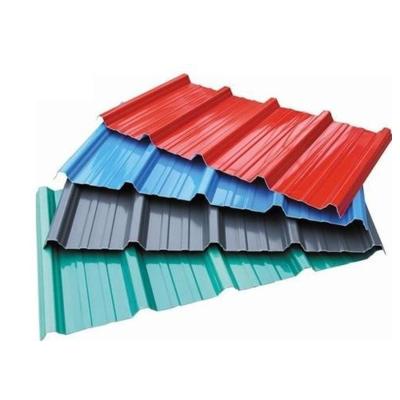 China Decorative Construction Ppcg Zinc Metal Roofing Sheet Galvanized Color Coated Corrugated Steel Sheet Plate for sale