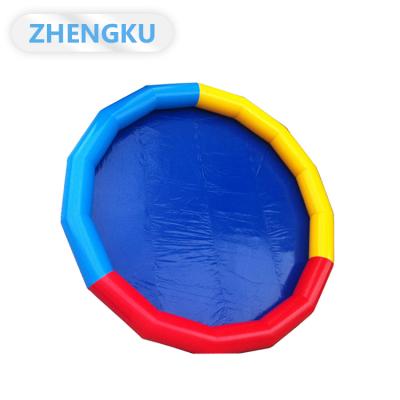 China O.9mm PVC Tarpulin Cloth Paddling Swimming Pool Floor Inflatable Personal Competitive Sports Commercial Deep Inflatable Adult Pool for sale