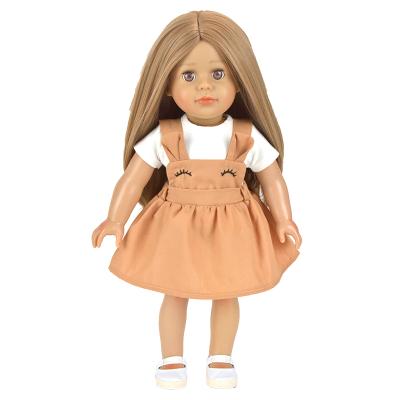 China New Design Eco-friendly Vinyl Material Baby - Doll 18 Inch Girls Dolls Toys For American Kids Doll For Sale for sale