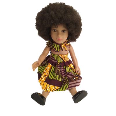 China DIY TOY vinyl beautiful 18 inch black doll full drop-shipping 18 inch black African Afro doll for sale