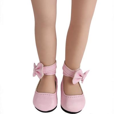 China Pink sandals 18 inch doll shoes girl doll accessories dress sandals 18 inch girl doll shoes and fashion doll for sale