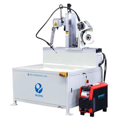 China Jinan Haoyu CNC 5 Axis CAT MIG Multi Welding Manipulator Automatic Sink Cabinet Purpose Welder for sale