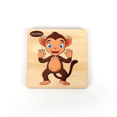 China Eco-friendly Non-Toxic DIY Design Custom OEM Printing Customized Kids Educational Toys Wooden Puzzle for sale