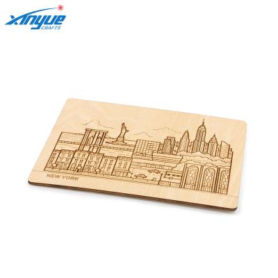 China Europe Wooden Business Card by OEM Welcomed Souvenir Gift Card Laser Cutting and Engraving for sale