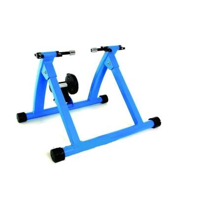 China Blue New Cycle 26 Magnetic Bike Trainer With Quick Release &front Wheel Riser for sale