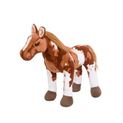 China Custom Wholesale Realistic Zebra White Horse Stuffed Plush Toy Realistic Black Doll/Horse Stuffed Toy Doll Stuffed Animal Zebra for sale