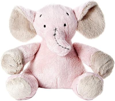 China Plush Toy Wholesale Plush Soft Toy Teddy Elephant Cute Pink Baby for Newborn Custom Embroidery Stuffed Elephant Plush Toy for sale