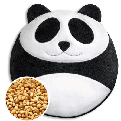 China Custom Made Microwavable Heat Panda Warming Pillow For Tummy Plush Women Girls With Heat Bag Natural Pain Relief Heat Therapy Pad Customized Customized for sale