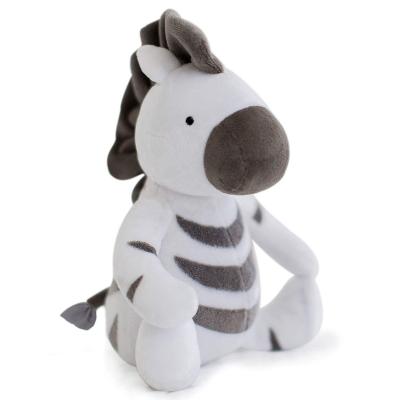 China Custom Plush Stuffed Animal Toys Plush Zebra For Baby Kids Soft Zebra Gift With Logo Cute Plush Zebra Toy Custom for sale