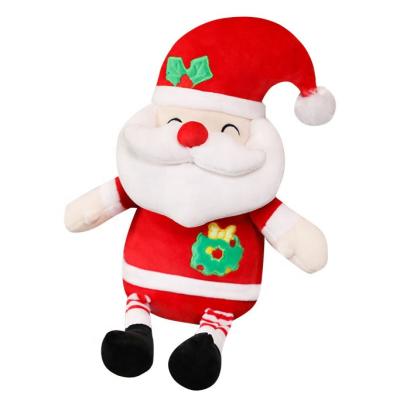 China Stuffed Plush 25cm Santa Claus Doll Kids Christmas Soft Toys Stock Baby Super Christmas Plush Stuffed Santa Claus Doll for sale