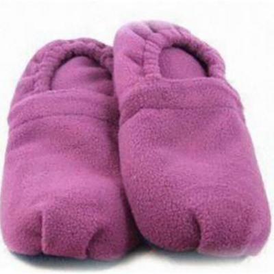 China CUSHIONING CUSHIONING Free Sample Winter Plush Slipper Passionate /Cozy Lavender Boots Stuffed Warm Scented Microwavable Slippers for sale