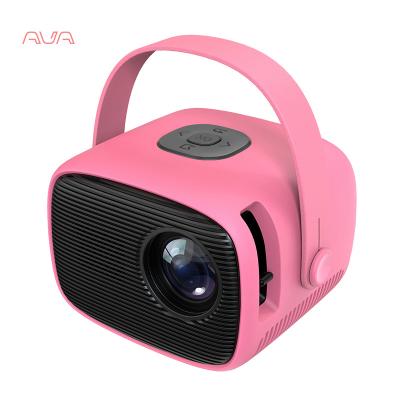 China Pico 2023 AVA Mini Projector Colorful Design Best Lovely Gift for Kids Support USB SD Portable Projector for sale