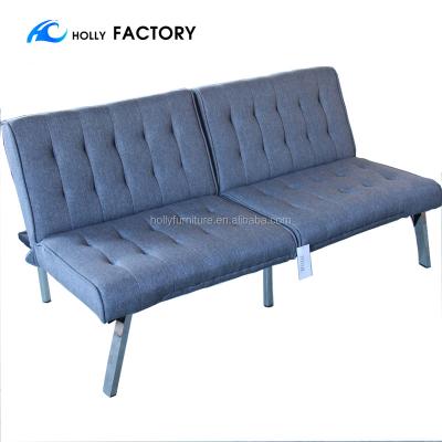 China Chesterfield SOFA Futon Sofa Bed Modern Convertible Couch With Chrome Legs Quickly Converts To Bed DESK SOFA for sale