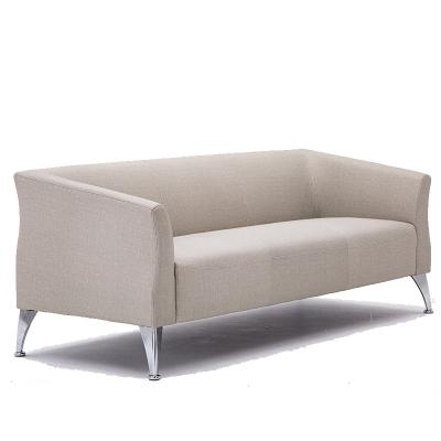 China Chesterfield SOFA Sara HL-8055-3C Cream Leather Office 3seats Waiting Sofa for sale