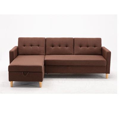 China Modern Corner Sofa With Factory Price Sale Living Room Sectional Foldable for sale