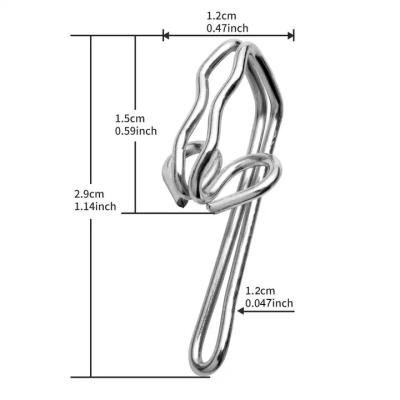 China Modern manufacturer curtain hook butterfly metal iron curtain hooks double shower curtain hooks for sale