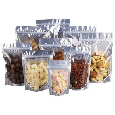 China Safety Matte White Stand Up Bags For Flour Stand Up Packaging Spice Pouch With Zipper for sale