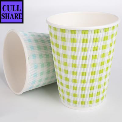 China Disposable custom cullshare take away packaging 12oz paper muffin cups with lid for sale