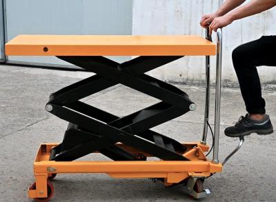 China 350kg Hydraulic Table Lifter with 950mm Lifting Height and Lightweight Design for sale