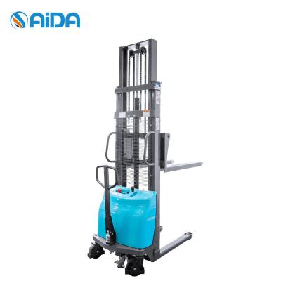 Cina Walkie Semi elettrico pallet stacker carrello elevatore 3500mm altezza di sollevamento a mano in vendita