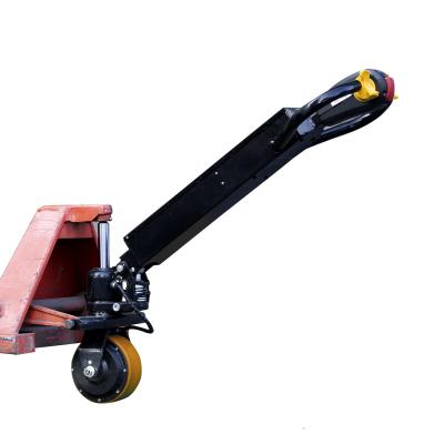 China Hydraulic Manual Pallet Truck Parts 48V 15Ah Li on Battery US Currency T bar Handle Fork 550mm for sale