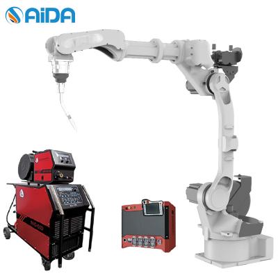 China Manufacturer 6kg 1400mm Reaching Distance 6 Axis Welding Robot Arm for sale