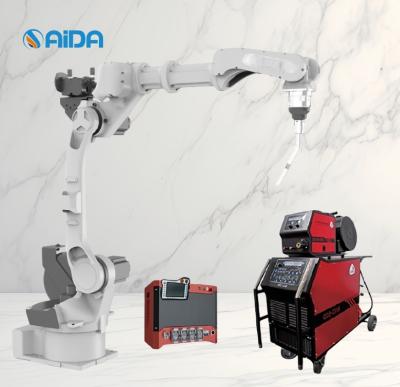 China 6 Axis 2000mm Robotic Welding Equipment And Weld Robot Arm Station for sale