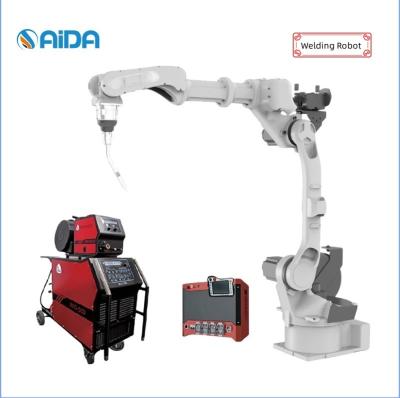 China 1400mm Length Industrial 6 Axis Welding Robot Arm Welding Frame for sale