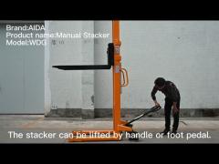 hand pallet stacker