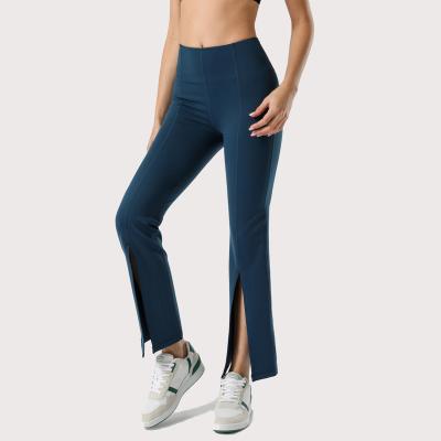 China Women Breathable Bootcut Yoga Pants With Pockets Illegally Sold Rocket High Waisted Running Sport Yoga Gaiters Work Trousers for sale