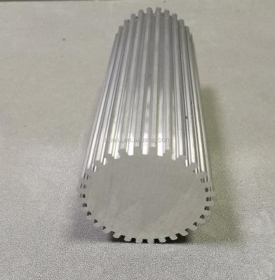 China Aluminum Alloy Heatsink Customized Solid Round Radiator Extrusion for sale