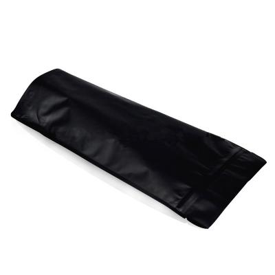 China Doypack Mylar Resealable Storage Packing Pouch Pack Pouch Package Pouch Matte Black Stand Up Aluminum Foil Ziplock Food Ziplock Bags for sale