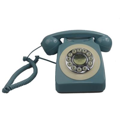 China Factory hot sales land line telephone retro telephone desk antique style rotary telephone for sale