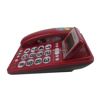 China Big Button Design Call ID Phone CID Phone Display Landline Mobile Phones for sale