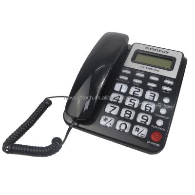 China Big Button Telephone Caller ID Telephone Analog Landline Landline For Senior Old People Phone for sale