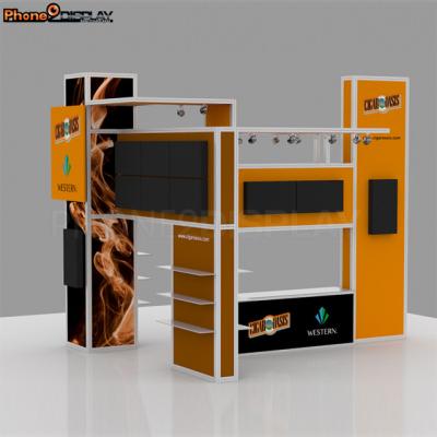 Chine Norme verrouillable de salon commercial de mode d'extrusion en aluminium faite sur commande de cabine à vendre