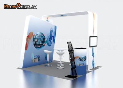 China Portable Tension Fabric Booth Trade Show Standard Exhibition Booth 10ft 3x3 Display for sale