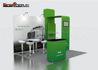 China Color Custom Trade Show Booth Stand , 3x3 Exhibition Booth Display System for sale