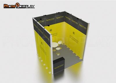 China 6m X 6m Modular Aluminum Trade Show Booth Unique Design For Expo Trade Show for sale