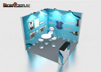 China Waterproof Modular Trade Show Booth Design Two Open Side For Expo Exhibition for sale