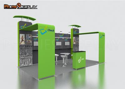 China Ojo que coge la cabina de encargo el 10x20FT de la feria profesional para hacer publicidad de la exhibición en venta