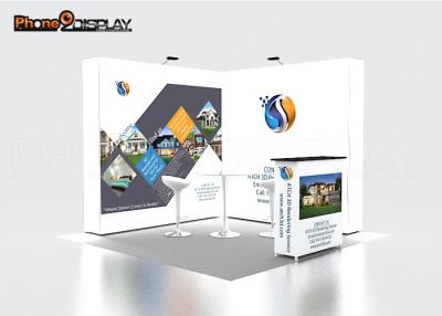 China Indoor Quick Show Pop Up Exhibit Booth Event Stall Design For Trade Show Display for sale