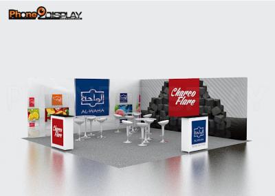 China Quick Pop Up Exhibit Booth Custom Color For Advertising Picture Fabric Display for sale