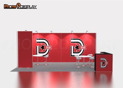 China 6*6M Modular Trade Show Booth Custom Aluminum Trade Show Backdrop Design for sale