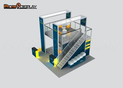 China Aluminium Double Decker Trade Show Booth / Portable Modular Booth Design for sale